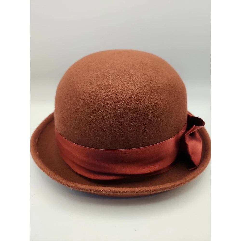 Marie Marcie Soft Felt Bowler Hat Made‎ In France